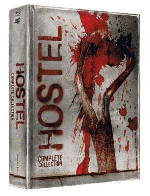 Hostel 1-3 - 8-Disc Big Mediabook (wattiert Cover B) - B-Ware ohne Limitierungsnummer Blu-ray + DVD