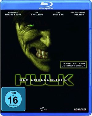 Der unglaubliche Hulk (ungeschnittene US-Kinoversion) Blu-ray