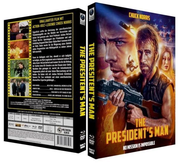 The President's Man Mediabook Cover B Blu-ray+DVD