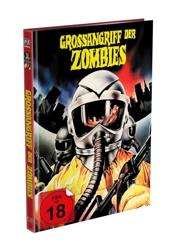 GROSSANGRIFF DER ZOMBIES - 4-Disc Mediabook Cover A (Blu-ray + DVD + Bonus-DVD + Soundtrack CD) Limited 999 Edition - Uncut