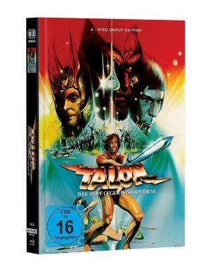 TALON IM KAMPF GEGEN DAS IMPERIUM (The Sword and the Sorcerer) 4-Disc wattiertes Mediabook Cover A (1 x 4K UHD + 2 x Blu-ray + 1 x DVD) Uncut A