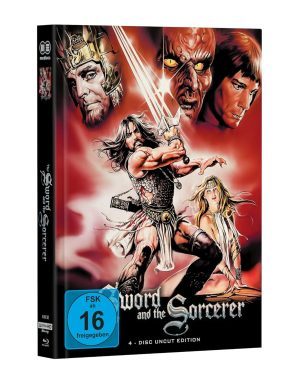 TALON IM KAMPF GEGEN DAS IMPERIUM (The Sword and the Sorcerer) 4-Disc wattiertes Mediabook Cover C (1 x 4K UHD + 2 x Blu-ray + 1 x DVD) Uncut C