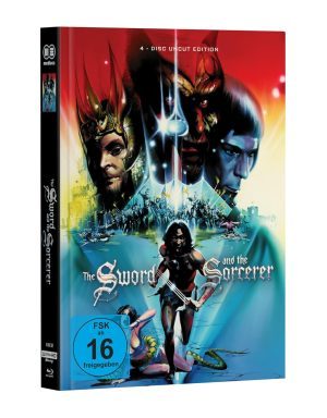 TALON IM KAMPF GEGEN DAS IMPERIUM (The Sword and the Sorcerer) 4-Disc wattiertes Mediabook Cover D (1 x UHD + 2 x Blu-ray + 1 x DVD) Uncut D