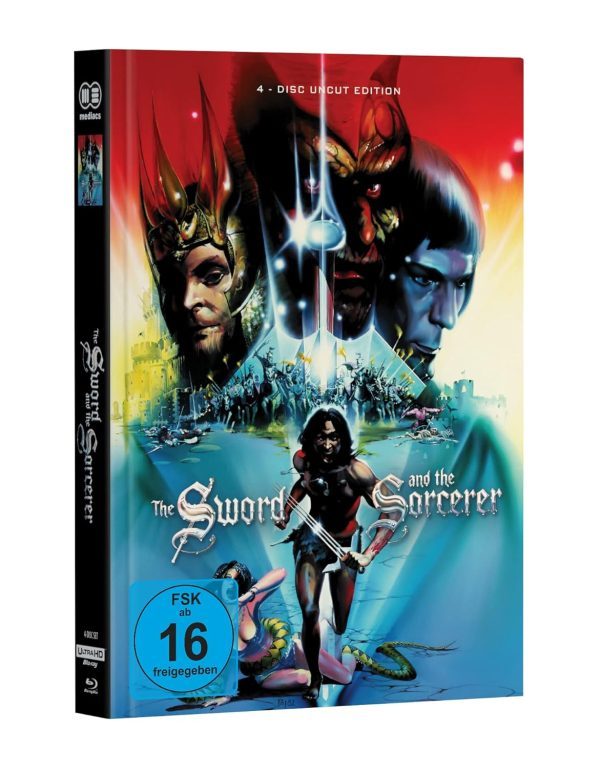 TALON IM KAMPF GEGEN DAS IMPERIUM (The Sword and the Sorcerer) 4-Disc wattiertes Mediabook Cover D (1 x UHD + 2 x Blu-ray + 1 x DVD) Uncut D