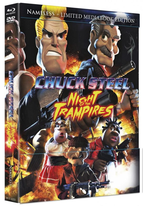 Chuck Steel - 2-Disc Mediabook (Cover A Explosion) - limitiert auf 222 Stück Blu-ray+DVD